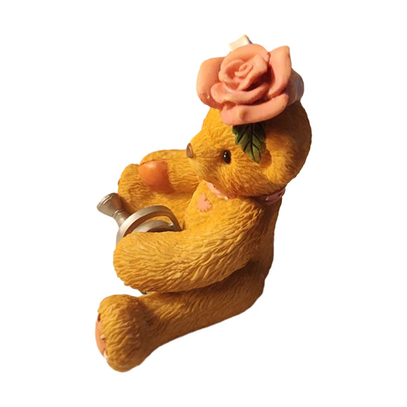 Enesco Cherished Teddies Rose 1996 Everything Is Coming Up Roses 202886 - Picture 2 of 9